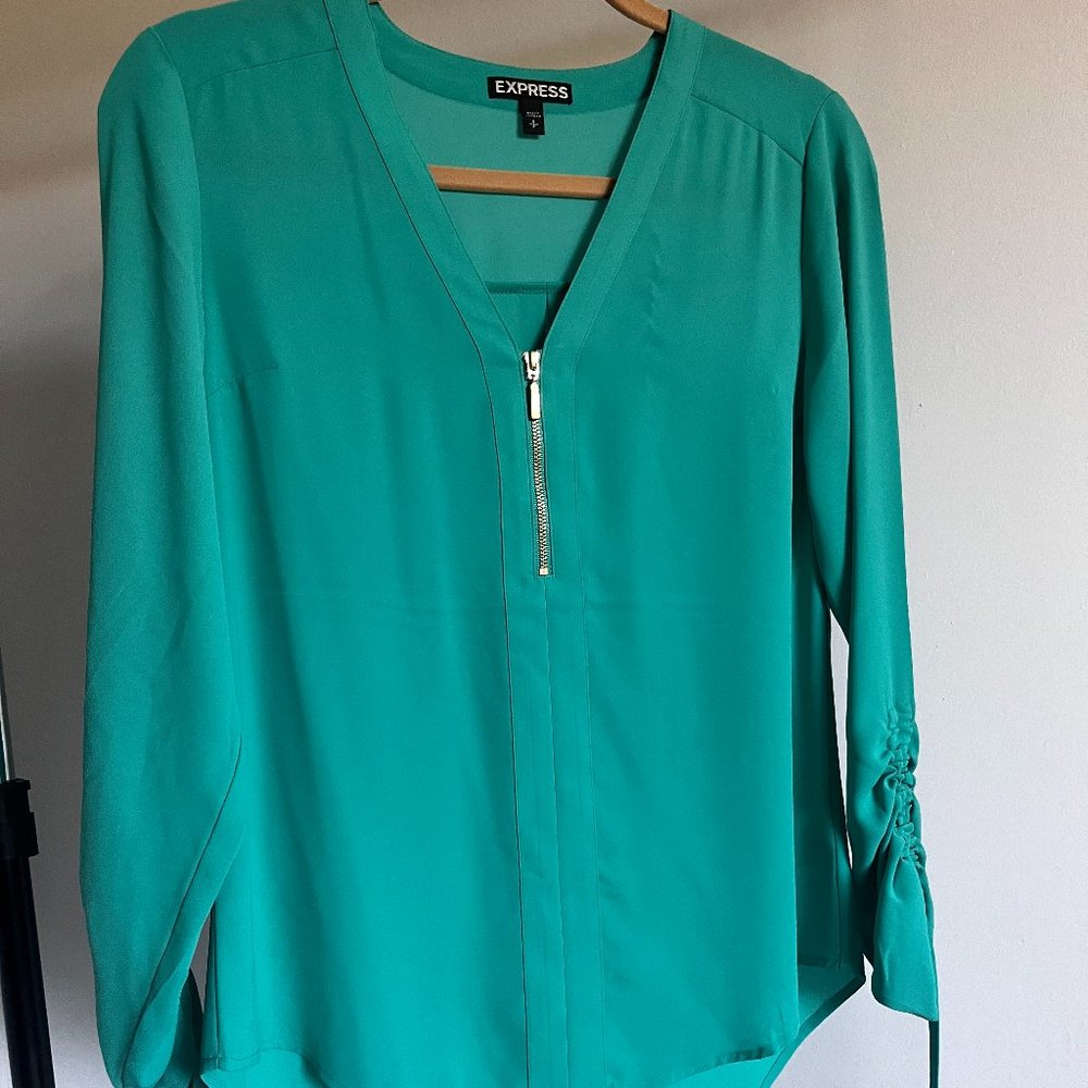 Express Turquoise Blouse